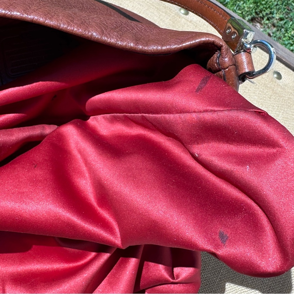Coach Madison Brown Leather Hobo Bag Style 24621 Slouchy Large - Picture 16 of 16